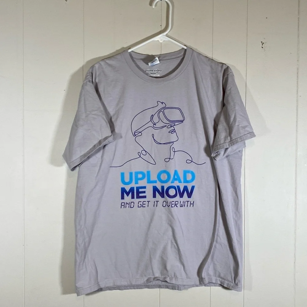 Amazon prime upload me now and get it over with size large unisex